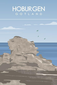 Hoburgen-poster-GutePosters-Gotland