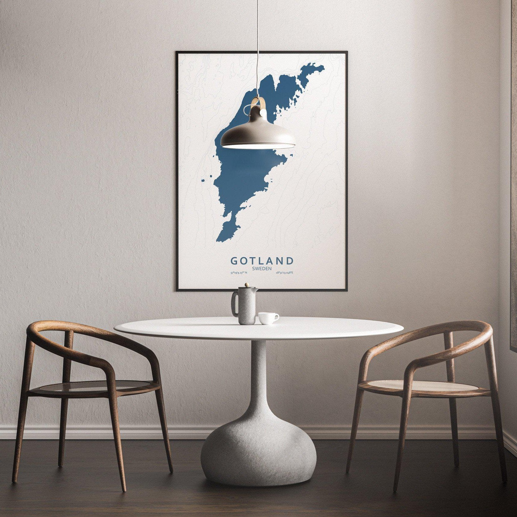 Nautilus poster Gotland Visby Tavla